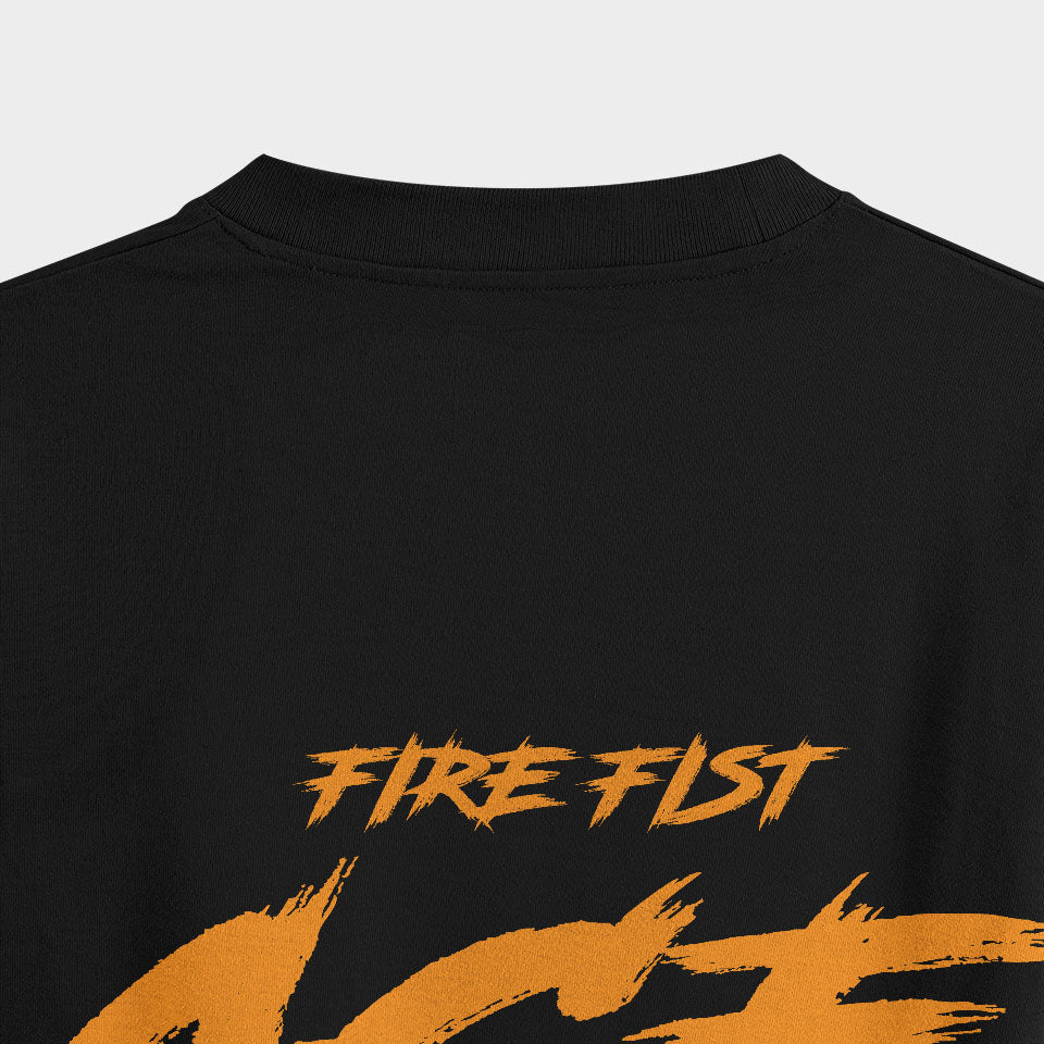 Unstoppable fire of Ace with this premium One Piece oversized T-shirt