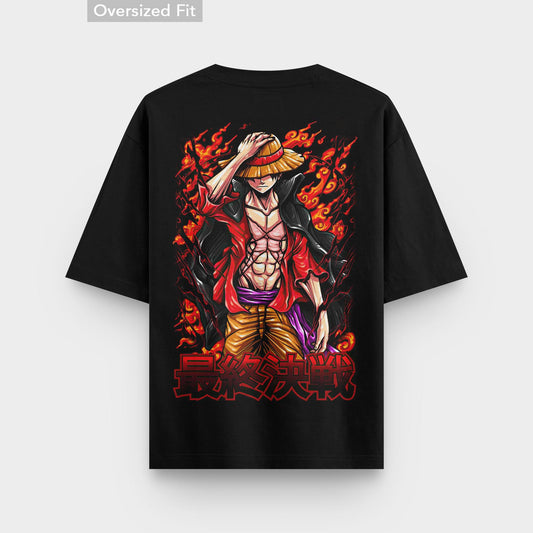 One Piece Anime Oversized T-shirt