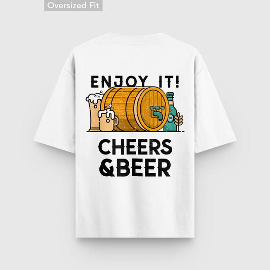 Cheers & Beer Oversize T-Shirt