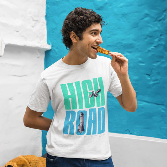 High Road to Moon Regular Fit T-shirt