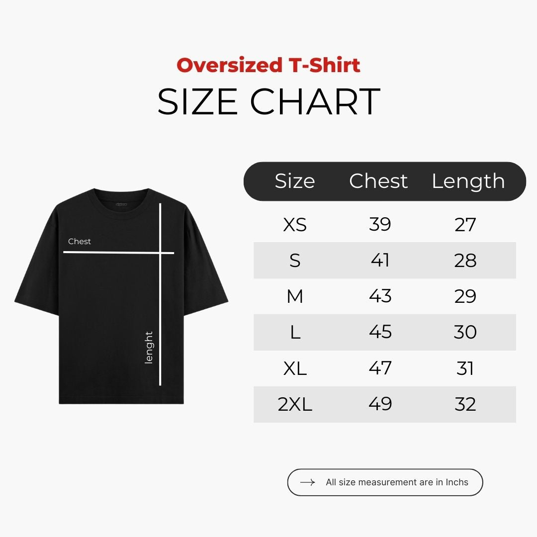 Cross Graphic Oversized T-shirt