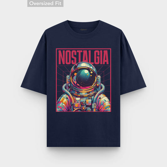 Oversized Astronaut "Nostalgia" Graphic Tee